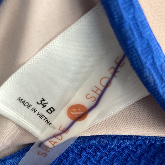 Shade & Shore Cobalt Bathing Suit Top - Picture 7 of 7